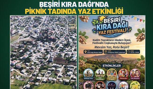 Beşiri Kıra Dağı’nda Piknik Tadında Yaz Etkinliği