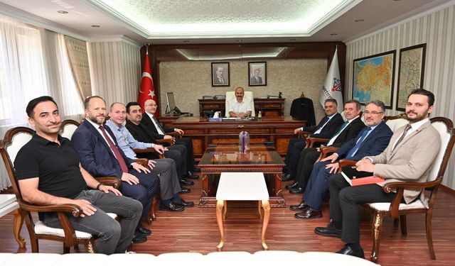 DMO Genel Müdürü ve Türk Patent Başkanından Vali Canalp’e Ziyaret