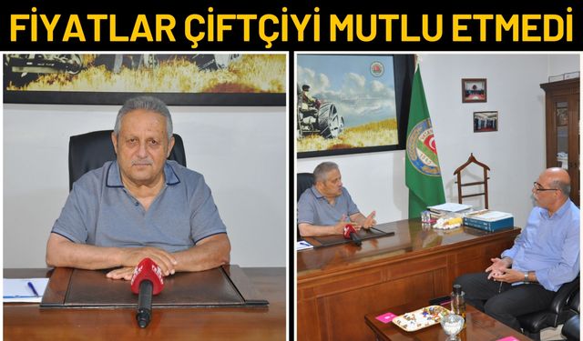 Fiyatlar Çiftçiyi Mutlu Etmedi