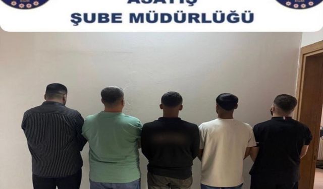 Gaziantep'te ruhsatsız silah operasyonu: 5 şüpheli yakalandı