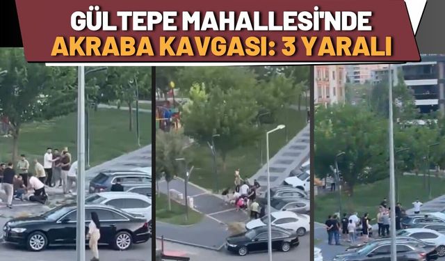 Gültepe Mahallesi'nde Akraba Kavgası: 3 Yaralı