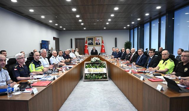 İçişleri Bakanlığı'nda güvenlik toplantısı