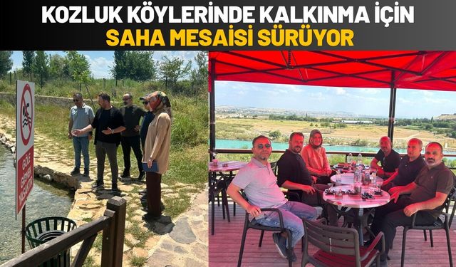 Kozluk Köylerinde Kalkınma İçin Saha Mesaisi Sürüyor