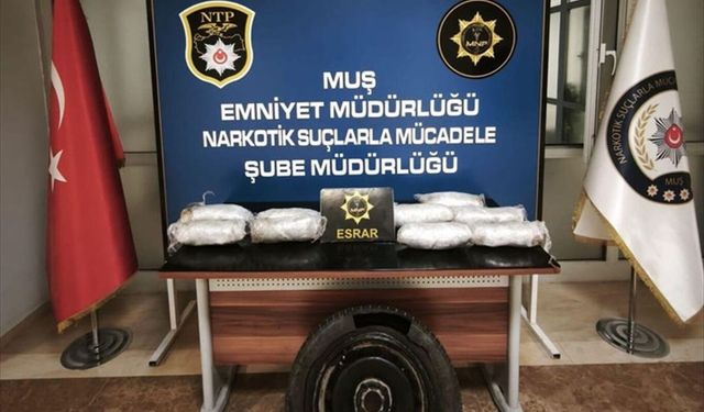 Muş'ta uyuşturucu operasyonu: 3 gözaltı