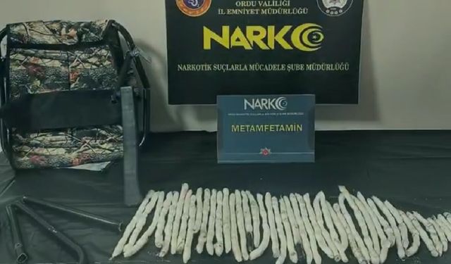 Ordu'da 1 kilogram metamfetamin ele geçirildi: 3 tutuklama