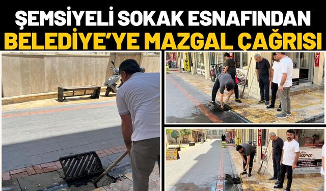 Şemsiyeli Sokak Esnafından Belediye’ye Mazgal Çağrısı