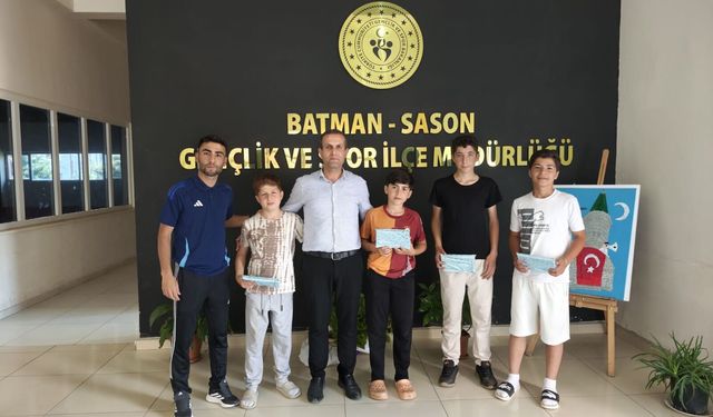Sason’da Başarılı Sporcular Ödüllendirildi