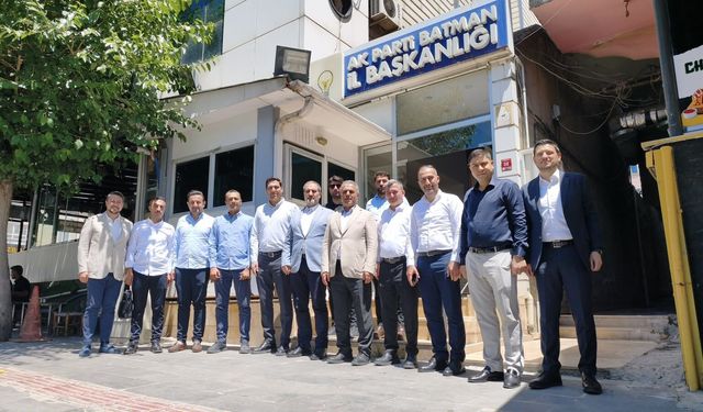 Genel Başkan Yardımcısı Mustafa Şen’den AK Parti Batman İl Başkanlığı’na Ziyaret