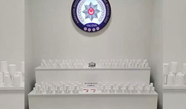 Yalova'da 13 bin 904 uyuşturucu hap ele geçirildi