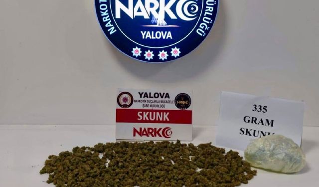 Yalova'da uyuşturucu operasyonu: 1 tutuklama