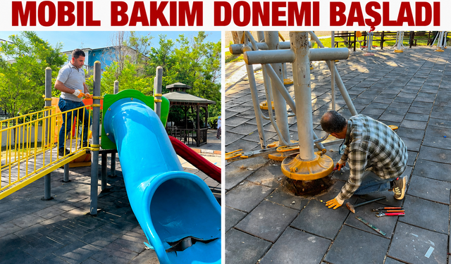 Parklarda Mobil Bakım Dönemi Başladı