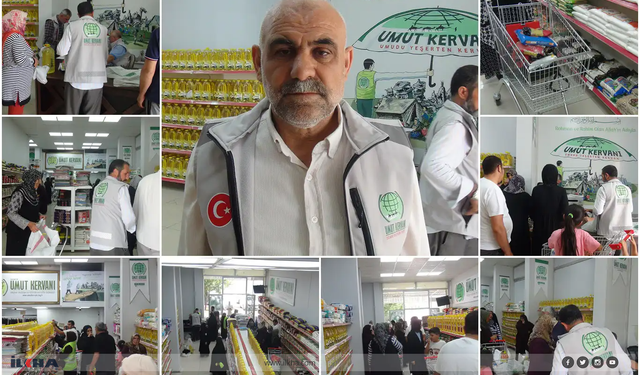 Karwana Hêvîyê ya Entabê ji mihtacan re “Marketa Civakî” vekir