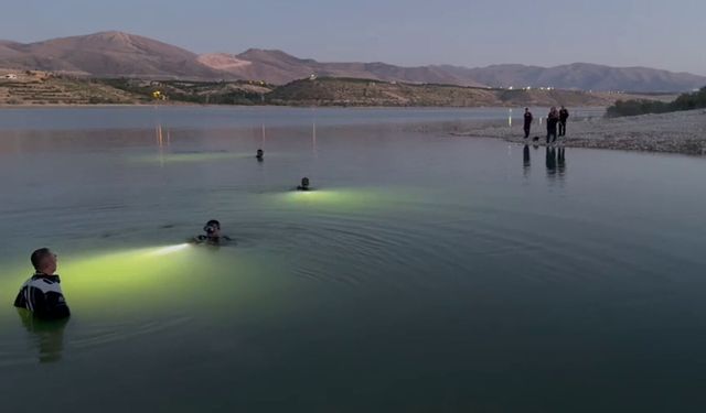 Barajda boğulan şahsın cesedi bir saatlik çalışma sonucu bulundu