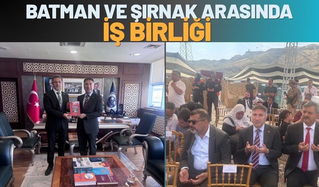 Batman ve Şırnak Arasında İş Birliği