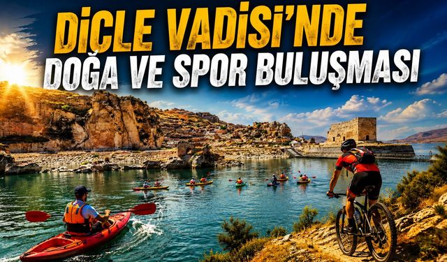 Dicle Vadisi'nde Doğa ve Spor Buluşması