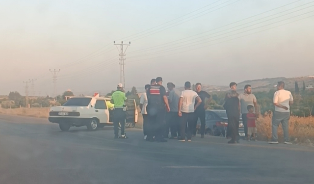 Gaziantep karayolunda 3 aracın karıştığı trafik kazası