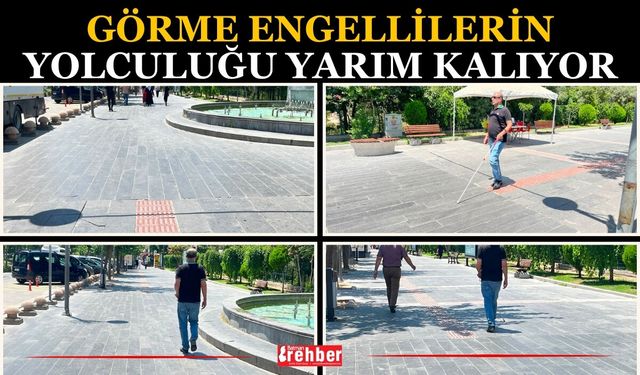 Görme Engellilerin Yolculuğu Yarım Kalıyor