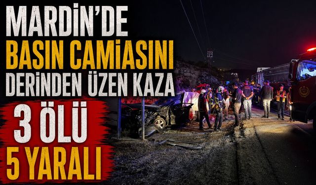 Mardin’de Basın Camiasını Derinden Üzen Kaza: 3 Ölü 5 Yaralı