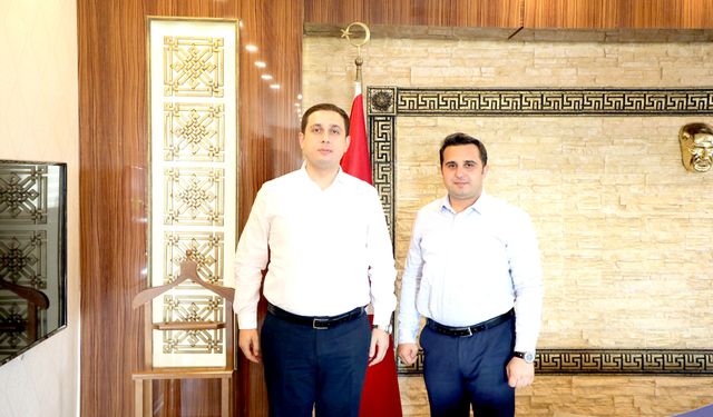 Sason Kaymakamı Başar’dan Hasankeyf Kaymakamı Böyük’e Hayırlı Olsun Ziyareti
