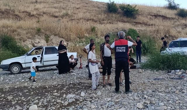Siirt'te boğulma tehlikesine karşı uyarı: Dere ve çaylarda yüzmeyin