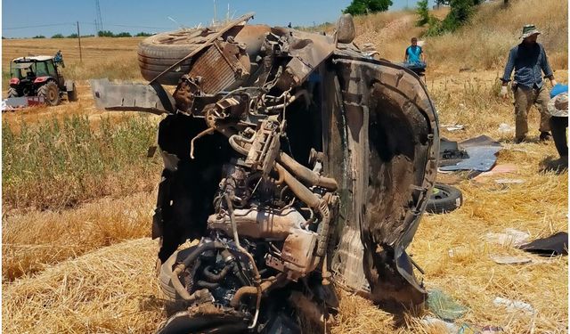 Takla atan otomobilin sürücüsü ağır yaralandı