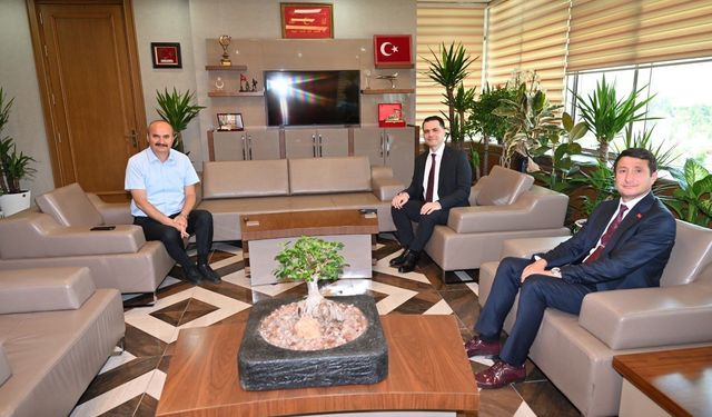 Vali Canalp'ten Yeni Başsavcı Arıduru ve Vekili Çetiner'e Tebrik Ziyareti