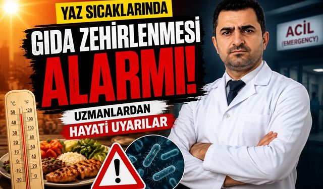 Yaz Sıcaklarında Gıda Zehirlenmesi Alarmı! Uzmanlardan Hayati Uyarılar