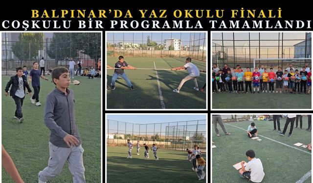 Balpınar’da Yaz Okulu Finali Coşkulu Bir Programla Tamamlandı