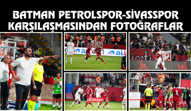 Batman Petrolspor-Sivasspor Karşılaşmasından Fotoğraflar