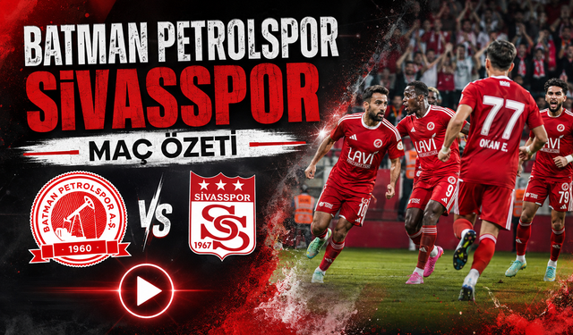 Batman Petrolspor - Sivasspor | Maç Özeti | Trendyol 1. Lig