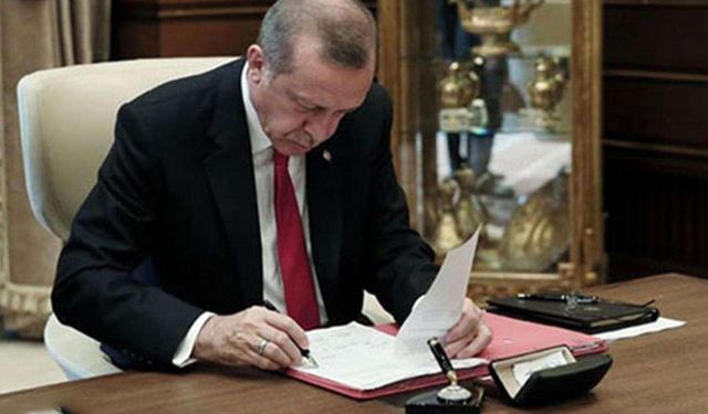 Cumhurbaşkanı Erdoğan'dan çok sayıda atama ve görevden alma kararı
