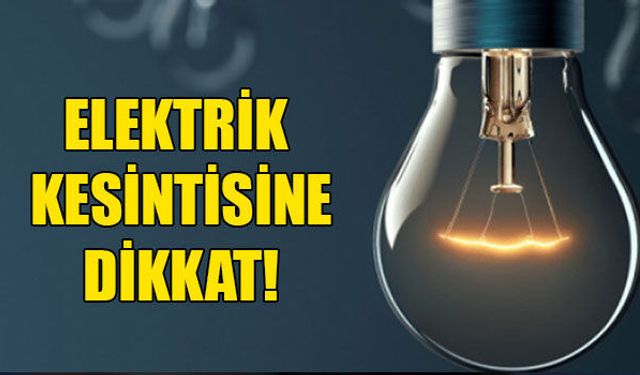 Siirt’te 23 Ağustos’ta Planlı Elektrik Kesintileri