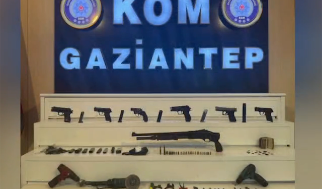Gaziantep'te silah ve tarihi eser operasyonu: 1 şüpheli yakalandı
