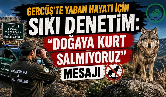 Gercüş’te Yaban Hayatı İçin Sıkı Denetim: “Doğaya Kurt Salmıyoruz”