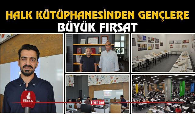 Halk Kütüphanesinden Gençlere Büyük Fırsat