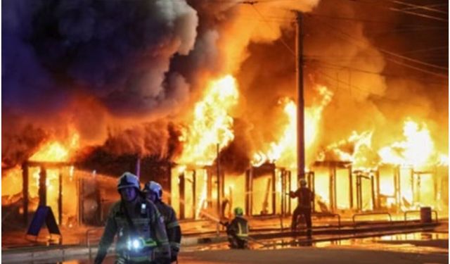 Kiev'de balistik füze alarmı! Peş peşe patlamalar yaşandı