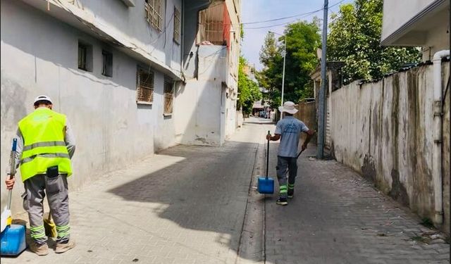 Çevre Temizliğinde Sıra Bağlar Mahallesi'nde