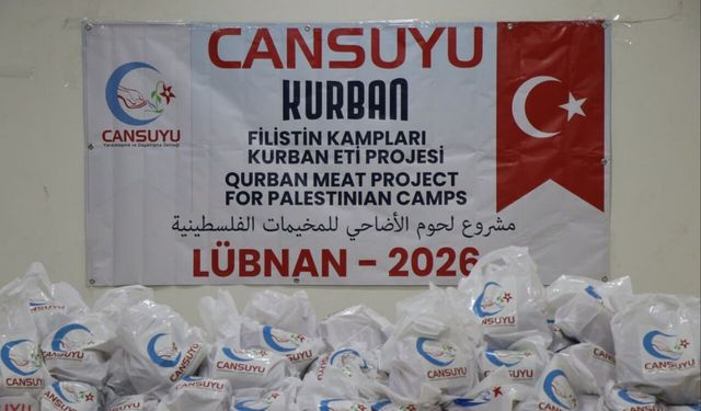 Cansuyu’nun Kurban Emanetleri Filistin Kamplarına Ulaştırıldı