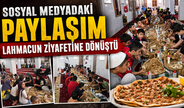 Sosyal Medyadaki Paylaşım Lahmacun Ziyafetine Dönüştü