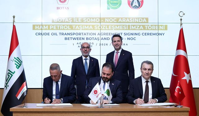 Türkiye ile Irak arasında ham petrol boru hattı için anlaşma imzalandı
