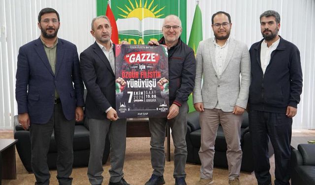 ANFİDAP'tan HÜDA PAR'a ziyaret: Özgür Filistin Haftası istişare edildi