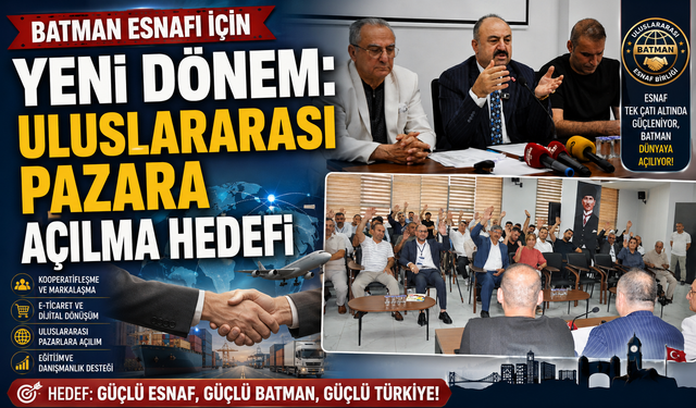 Batman Esnafı İçin Yeni Dönem: Uluslararası Pazara Açılma Hedefi