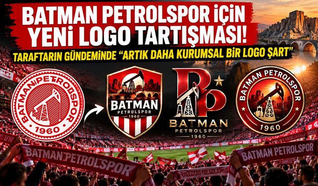 Batman Petrolspor İçin Yeni Logo Tartışması! Taraftarın Gündeminde “Artık Daha Kurumsal Bir Logo Şart”