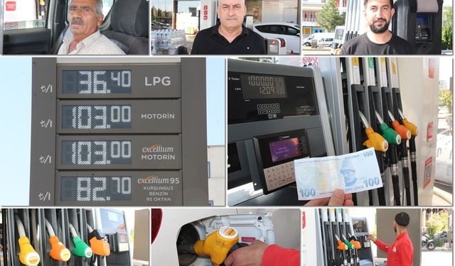 Batman'da akaryakıt fiyatları 100 TL'yi aştı: Sürücüler tepkili
