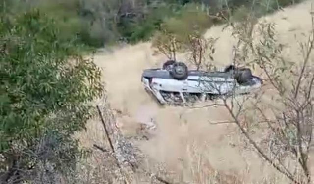 Batman'da sürücünün direksiyon hakimiyetini kaybettiği otomobil uçuruma yuvarlandı