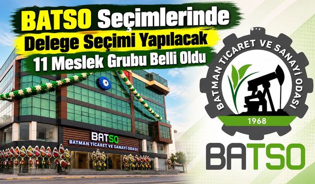 BATSO Seçimlerinde Delege Seçimi Yapılacak 11 Meslek Grubu Belli Oldu