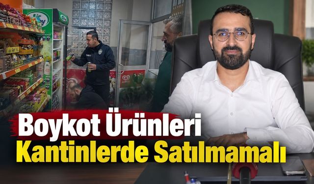 Okul Kantinlerinde Boykot Ürünleri Satılmamalı