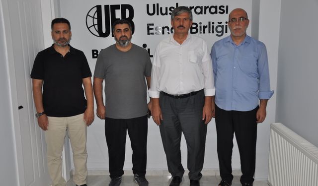 BAMMED’ten UEB Batman Şube Başkanı Çiftçi’ye Hayırlı Olsun Ziyareti