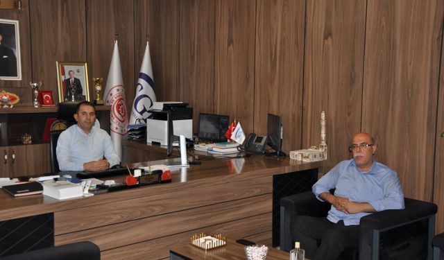 Gazetemizden SGK İl Müdürü Gümüş’e ziyaret