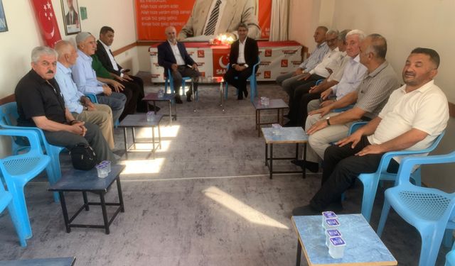 DEVA Partisi Heyetinden Saadet Partisi Batman İl Başkanlığı’na Ziyaret